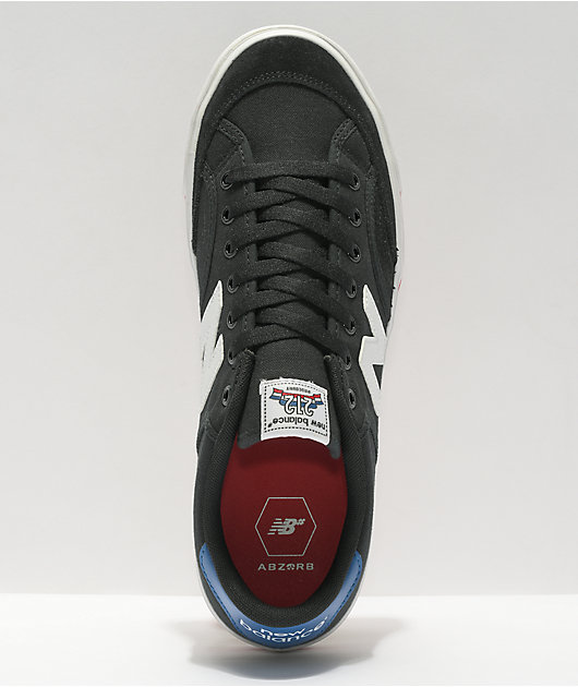 New Balance Numeric 212 Black & Blue Skate Shoes