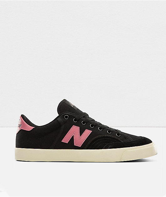 new balance black and pink shoes