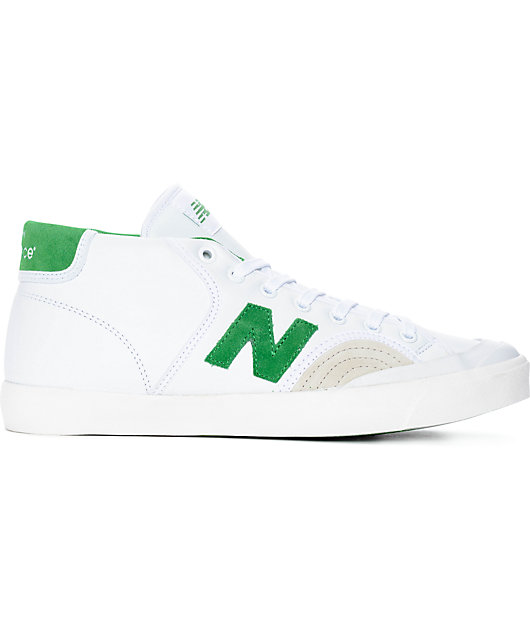 new balance blancas y verdes