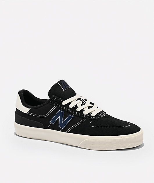 【NM】 New Balance Numeric 272 Black & Navy Skate Shoes | Zumiez