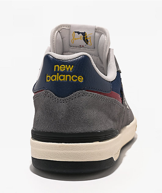 New Balance Numeric 306 Cup Jamie Foy Grey & Navy Skate Shoes