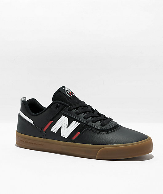 New Balance Numeric 306 Foy Black, White, Red Gum Skate Shoes