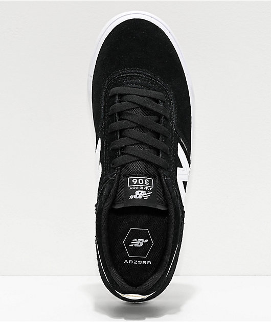 new balance 306 black and white