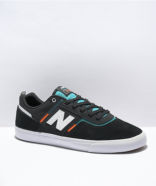 New Balance Numeric 306 Foy Black & Turquoise Skate Shoes