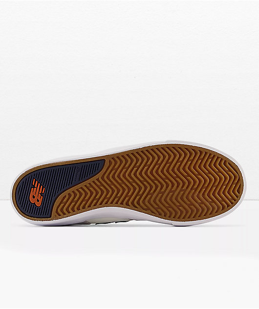 New Balance Numeric 306 Foy Cream, Blue & Orange Skate Shoes