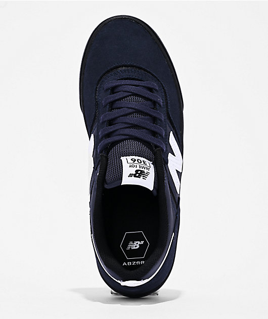 New Balance Numeric 306 Jamie Foy Black, Eclipse & White Skate