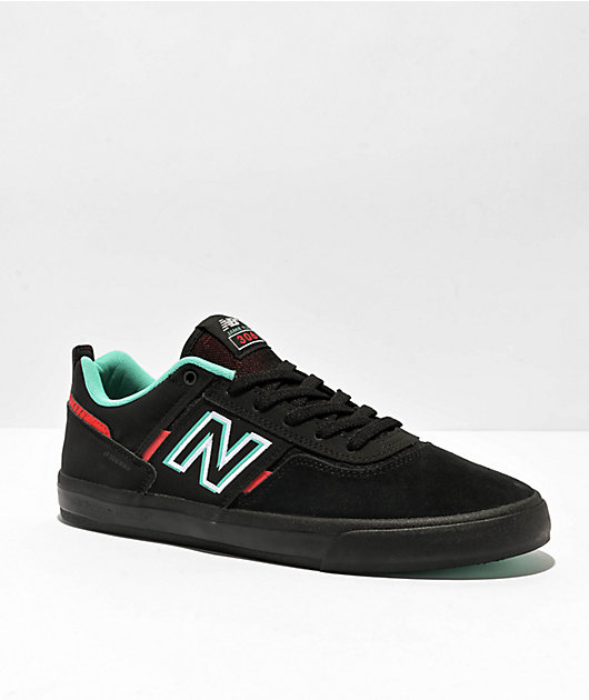 New Balance Numeric 306 Jamie Foy Black Red Skate Shoes Zumiez