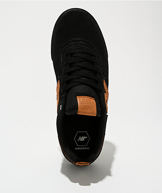 New Balance Numeric 306 Jamie Foy Black & Tan Skate Shoes | Zumiez