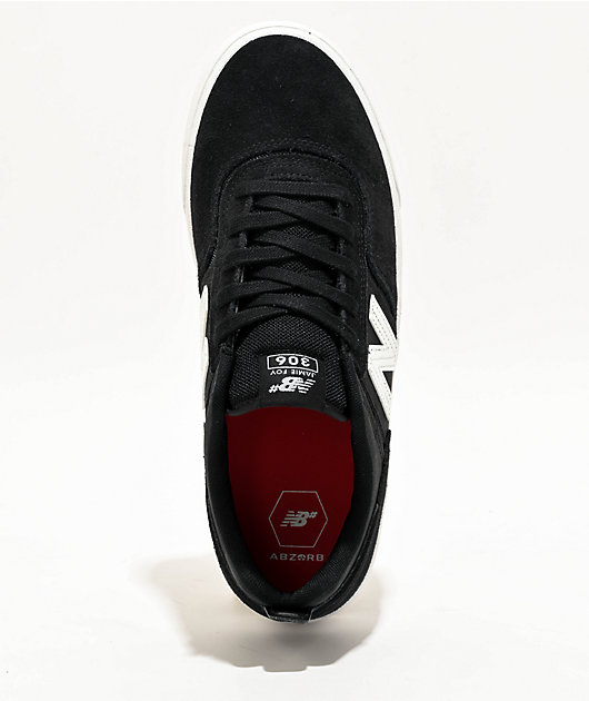 【New Balance】◆Numeric Skate Shoes Black◆NM306JNC◆ New Balance Numeric 306 Jamie Foy Black & White Skate Shoes