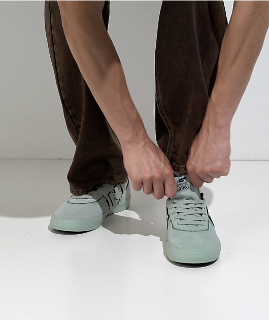 New Balance Numeric 306 Jamie Foy Mosaic Green & Black Skate Shoes video