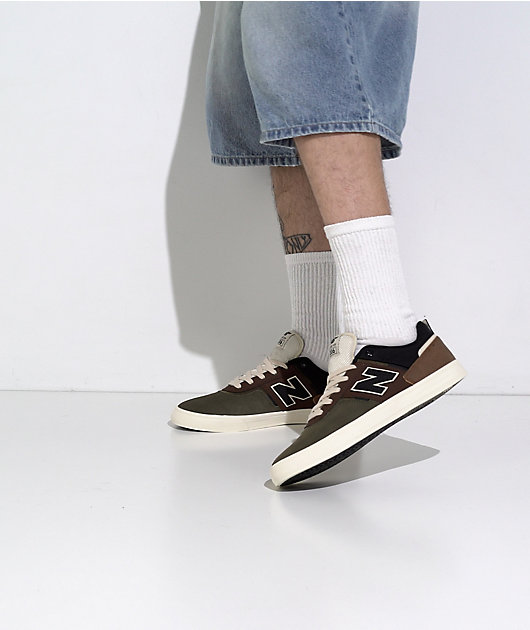 New Balance Numeric 306 Jamie Foy Olive & Brown Skate Shoes video