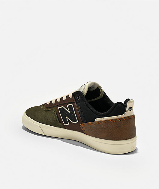 New Balance Numeric 306 Jamie Foy Olive & Brown Skate Shoes
