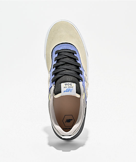 New Balance Numeric 306 Jamie Foy Sea Salt & Light Blue Skate Shoes