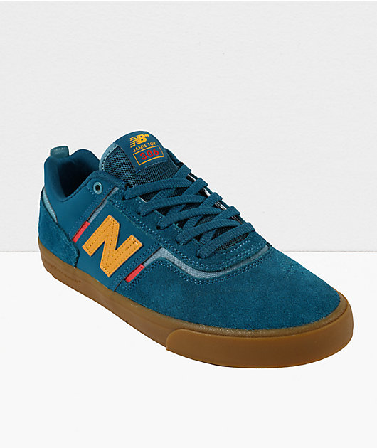 New Balance Numeric 306 Jamie Foy Teal Gum Skate Shoes Zumiez - Main Image