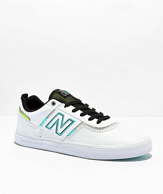 New Balance Numeric 306 Jamie Foy White Baby Blue Skate Shoes