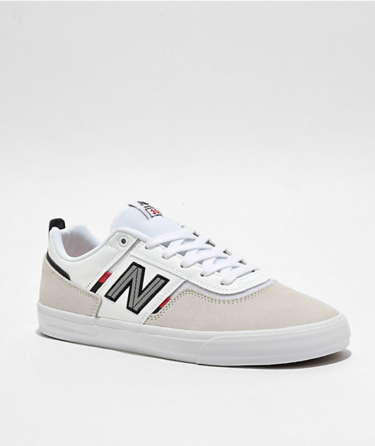 New Balance Numeric 306 Jamie Foy White & Red Skate Shoes | Zumiez
