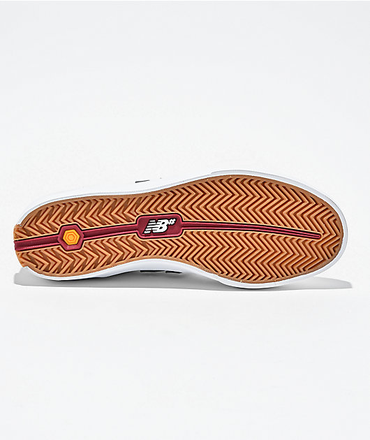 New Balance Numeric 340 White & Navy Skate Shoes | Zumiez