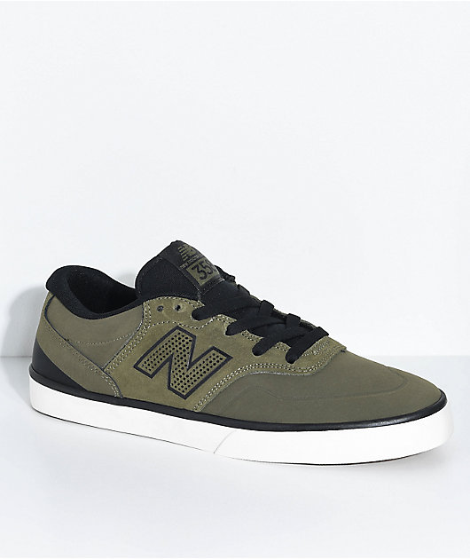 New Balance Numeric 358 Arto Military Green \u0026 Black Shoes | Zumiez