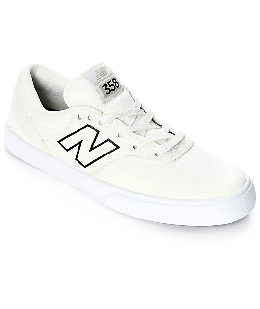 New Balance Numeric 358 Arto zapatos en blanco y negro | Zumiez
