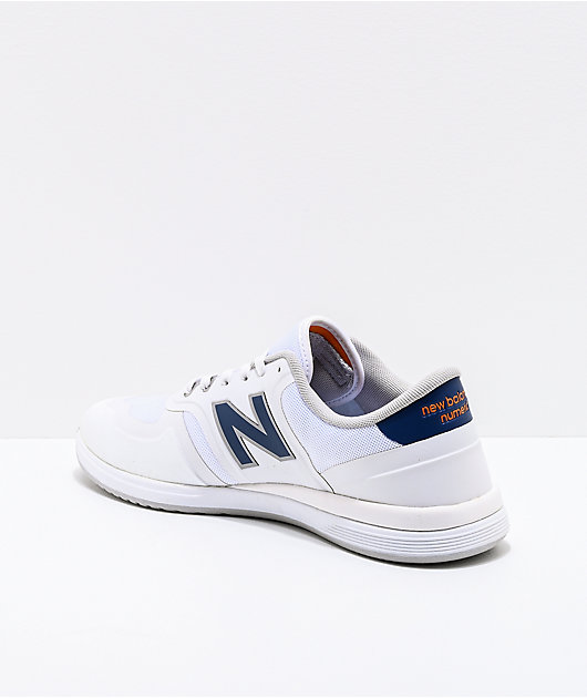Asombro Vibrar borgoña New Balance Numeric 420 zapatos skate blancos y azules