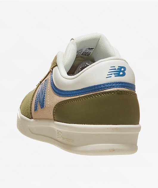 New Balance Numeric 430 Dark Olivine & Sea Stone Skate Shoes | Zumiez