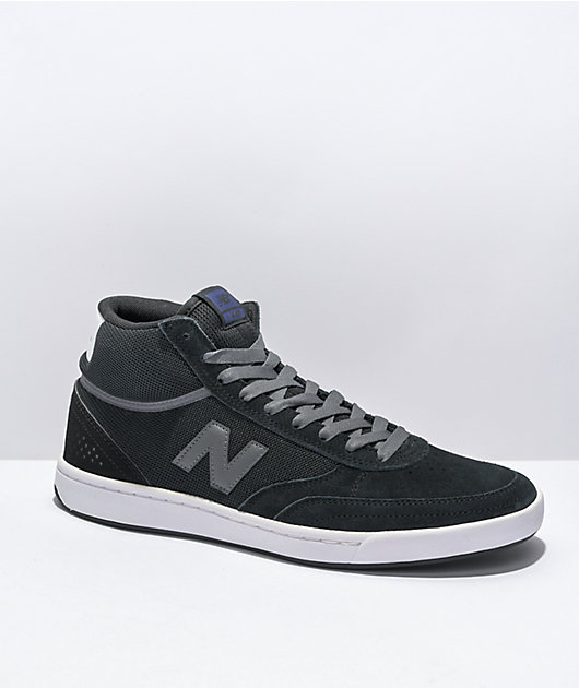 New Balance Numeric 440 High Top Black \u0026 Grey Skate Shoes | Zumiez