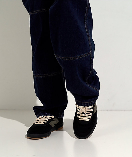 New Balance Numeric 440 V2 Black & Olive Skate Shoes