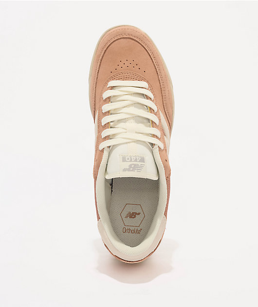 white.Rose New Balance Numeric 440 V2 Rose & White Skate Shoes | Zumiez