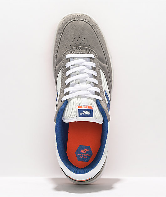 New Balance Numeric 440 White, Grey, & Navy Skate Shoes | Zumiez