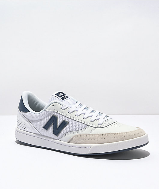 New Balance Numeric 440 White & Navy Blue Skate Shoes | Zumiez display picture 1