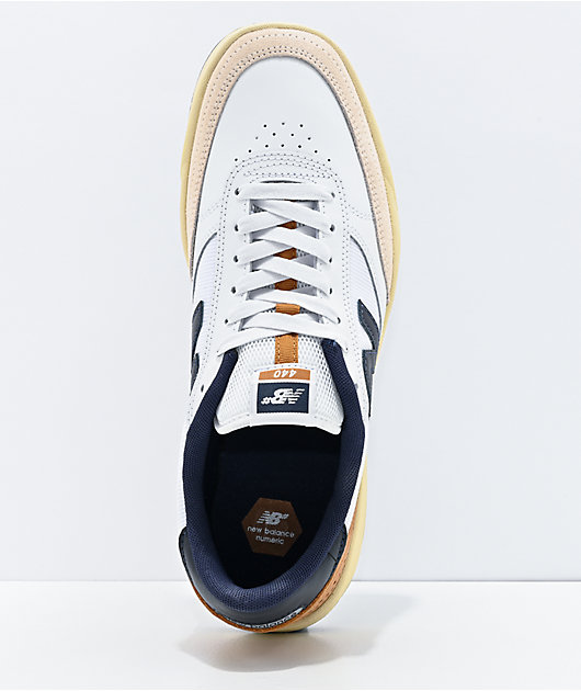 new balance 440 white navy