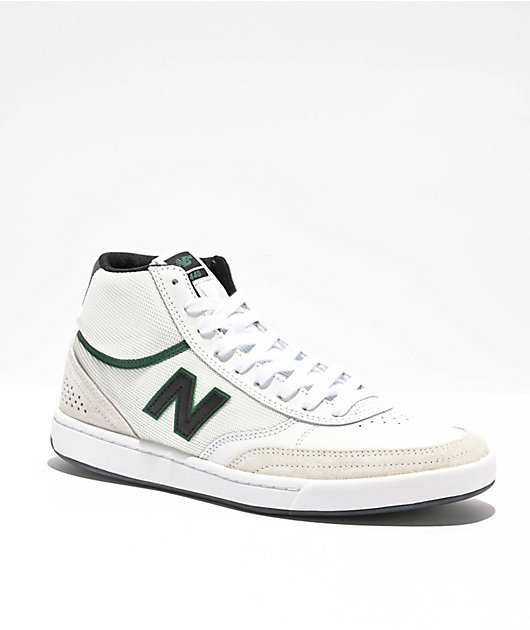 New Balance Numeric 440 White & Black High Top Skate Shoes