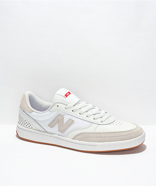 New Balance Numeric 440 White & Gum Skate Shoes | Zumiez