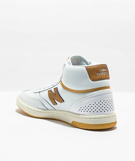 New Balance Numeric 440 White Yellow Skate Shoes Zumiez