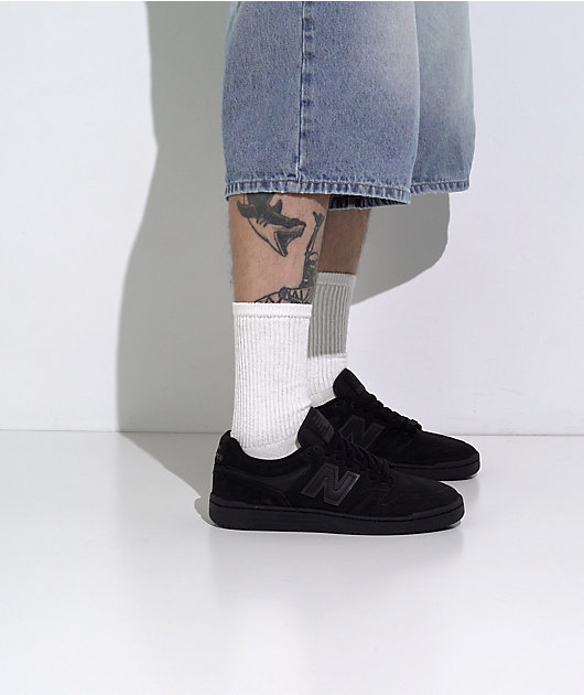 New Balance Numeric 480 All Black Skate Shoes video