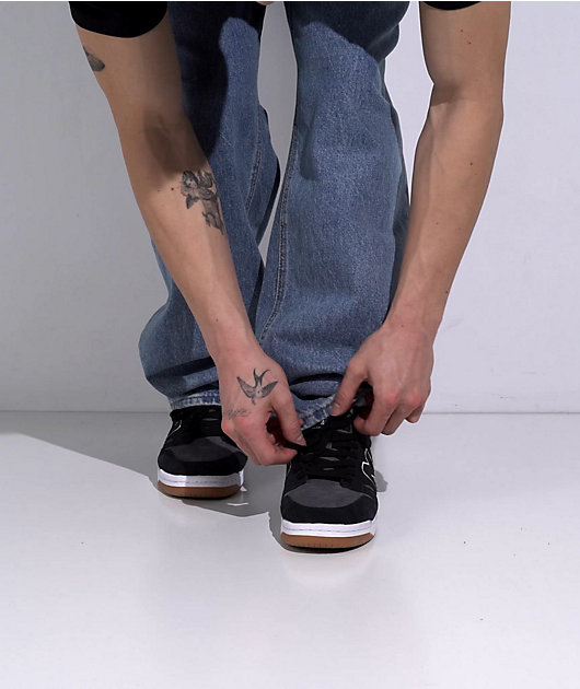 New Balance Numeric 480 Black & Grey Skate Shoes | Zumiez