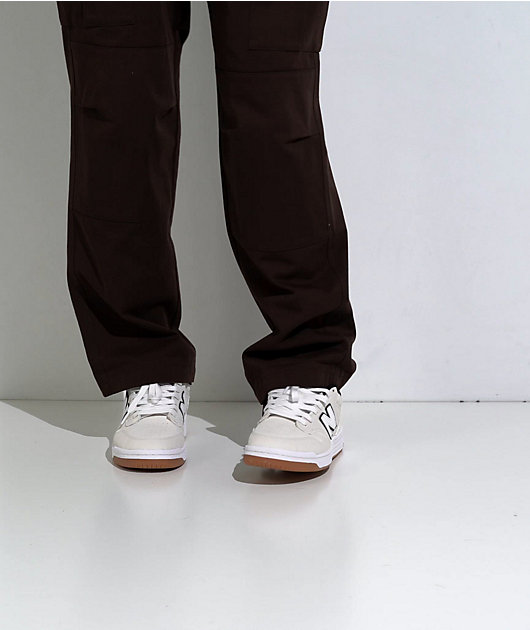 New Balance Numeric 480 Cream & White Shoes | Zumiez