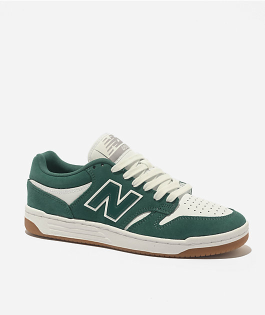 New Balance Numeric 480 Vintage Teal White Skate Shoes Zumiez
