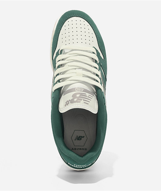 New Balance Numeric 480 Vintage Teal & White Skate Shoes