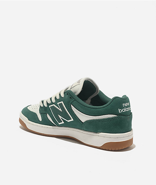 New Balance Numeric 480 Vintage Teal & White Skate Shoes | Zumiez