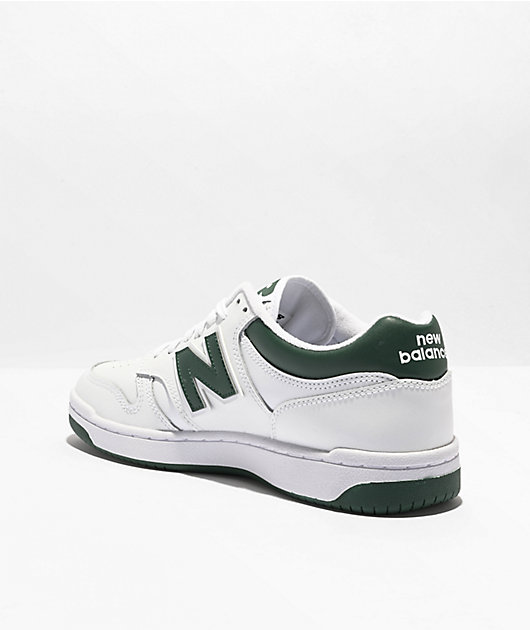 New Balance Lifestyle 480 White & Green Shoes