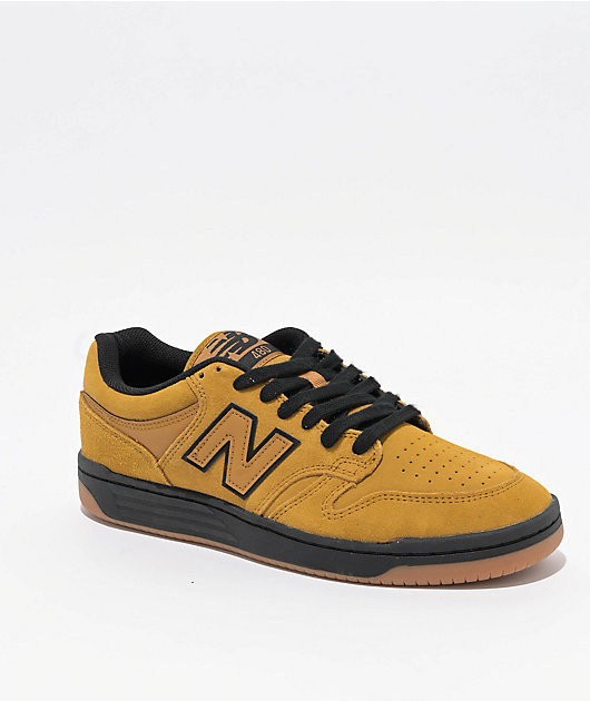 【593】 New Balance Numeric 480 Workwear & Black Skate Shoes | Zumiez