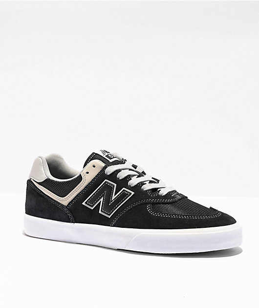 New Balance Numeric 574 Black Grey Shoes