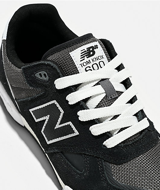 New Balance Numeric 600 Knox Black & Grey Skate Shoes