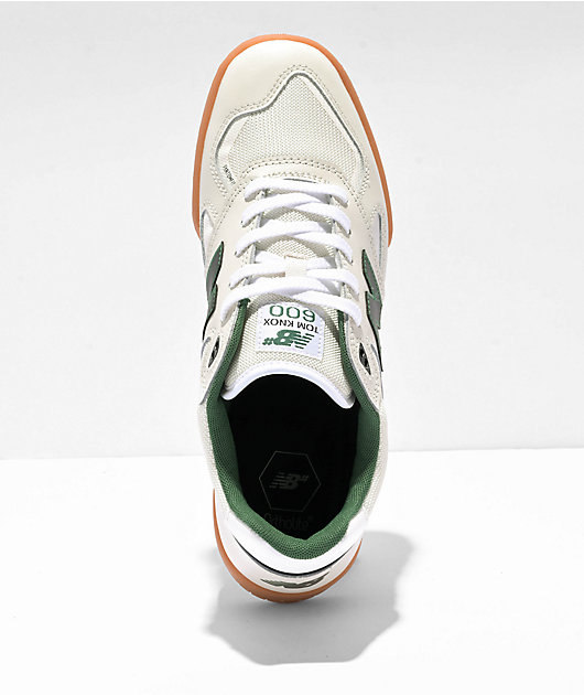 New Balance Numeric 600 White Gum Skate Shoes