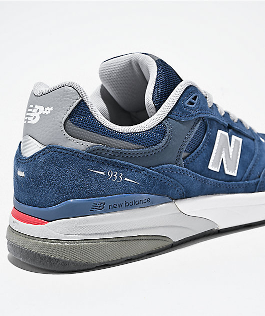 New Balance Numeric 933 Navy & White Skate Shoes