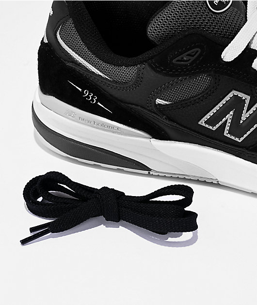 New Balance Numeric 933 Reynolds Black & Eclipse Skate Shoes | Zumiez