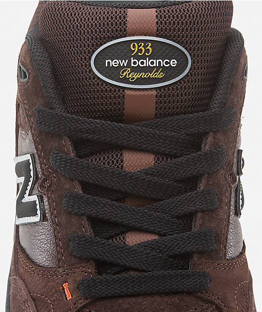 New Balance Numeric 933 Reynolds Brown & Black Skate Shoes