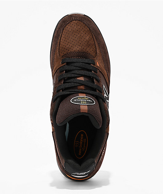 New Balance Numeric 933 Reynolds Brown & Black Skate Shoes | Zumiez