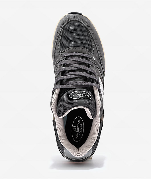 New Balance Numeric 933 Reynolds Grey & White Skate Shoes